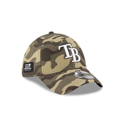 Tampa Bay Rays Gorra | New Era MLB Armed Forces Weekend 39thirty Stretch Fit Cap Mexico - Verdes